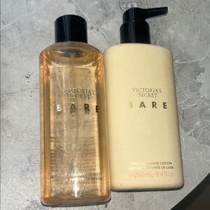 Victoria's Secret Bare Fragrance Mist & Lotion Duo - Peach & Cream